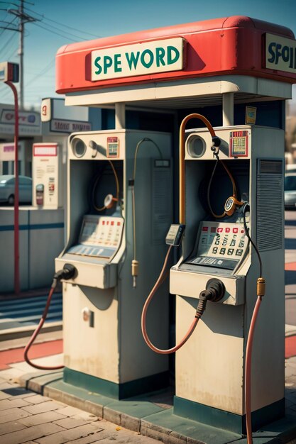 Automatyczna maszyna do tankowania stacji benzynowej, sprzęt roboczy, maszyna do ładowania stosu, automat sprzedający