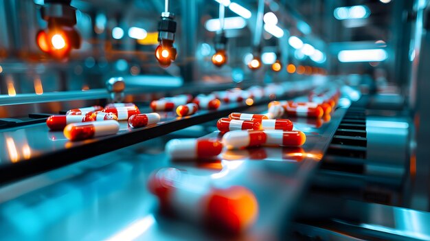 Automatyczne pakowanie kapsułek i tabletek farmaceutycznych w sterylnym zakładzie produkcyjnym o wysokiej technologii