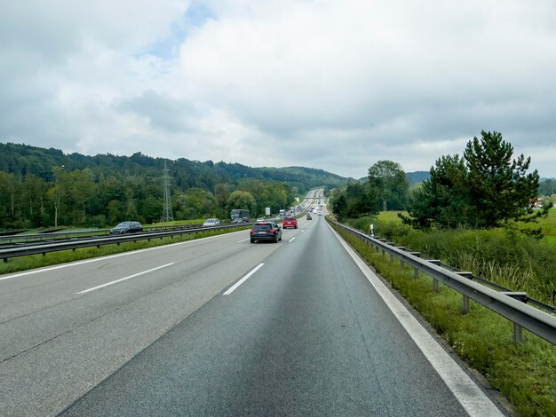 Zdjęcie autostrada między niemcami a austrią