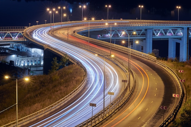 Autostrada Z Lampkami Nocnymi