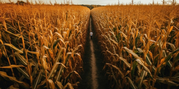 Autumn Cornfield Adventure Autumn's cornfields tworzą labirynty przygód dla odkrywców