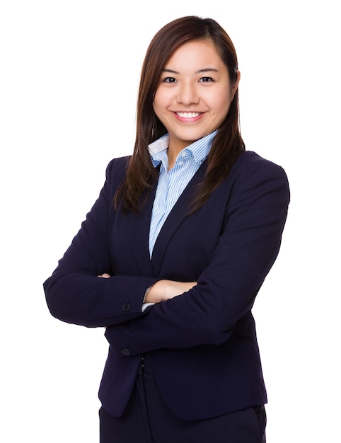 Azjatycka młoda bizneswoman