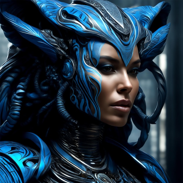 Azure Tigress of Enigma Skomplikowane arcydzieło w kinowych szczegółach