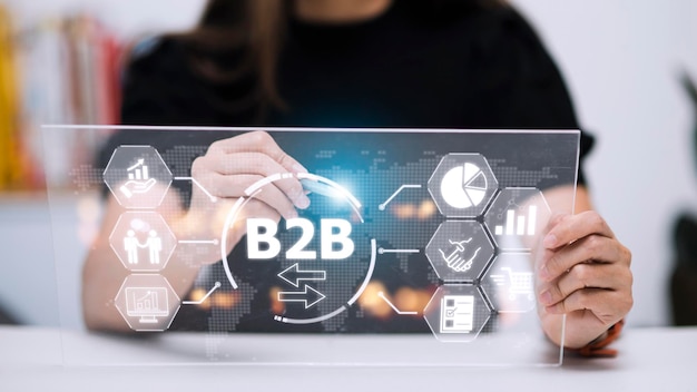 Zdjęcie b2b business company commerce technology koncepcja marketingowa