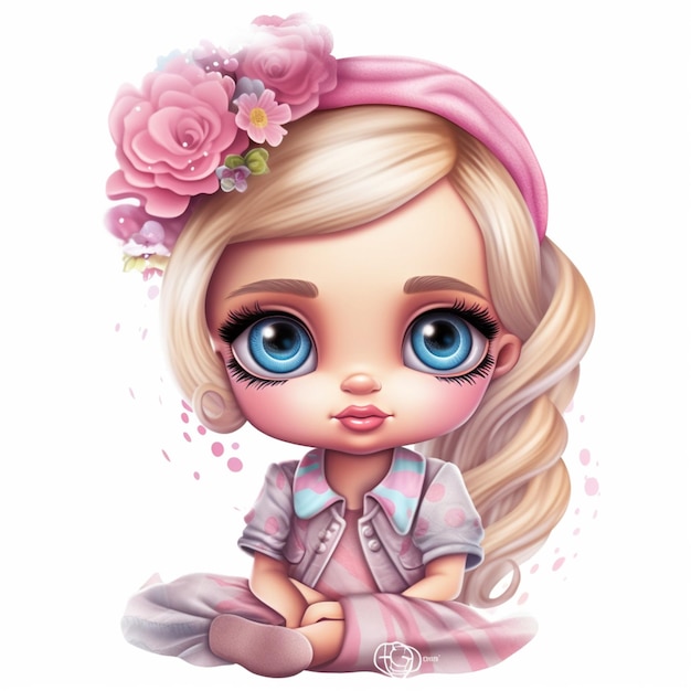 baby_beautiful_girl_clipart_sublimation