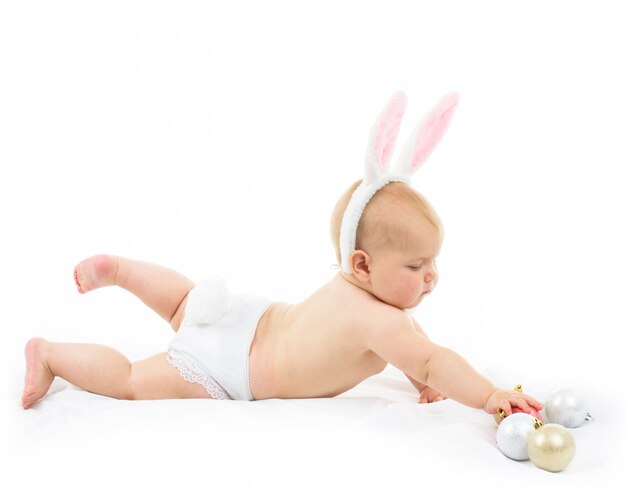 Baby with Bunny Ears