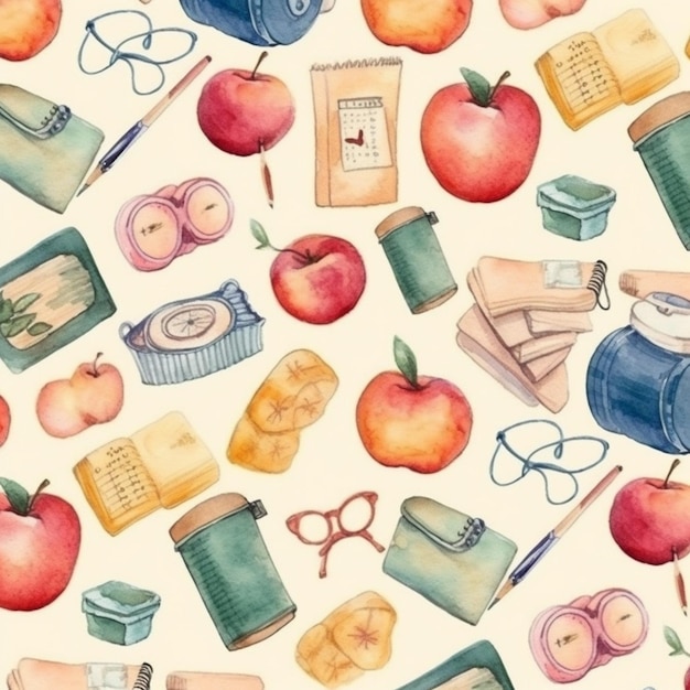 back_to_school_watercolor_pattern