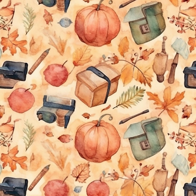 back_to_school_watercolor_pattern