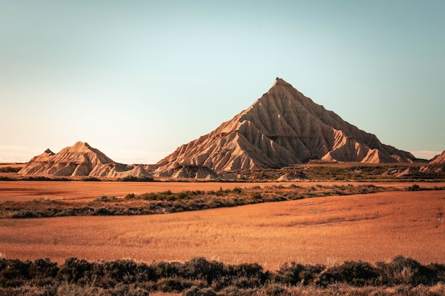 Badlans of Navarre (Bardenas Reales de Navarra) na południu Kraju Basków