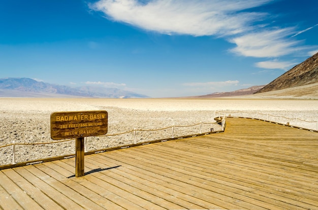 Badwater Basin Park Narodowy Death Valley USA