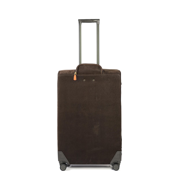 Bagaż lub torba bagażowa służąca do transportu podróży i wypoczynku na białym tle na białym tle