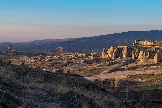 Bajkowy Komin I Góra W Kapadocji Göreme Turcja