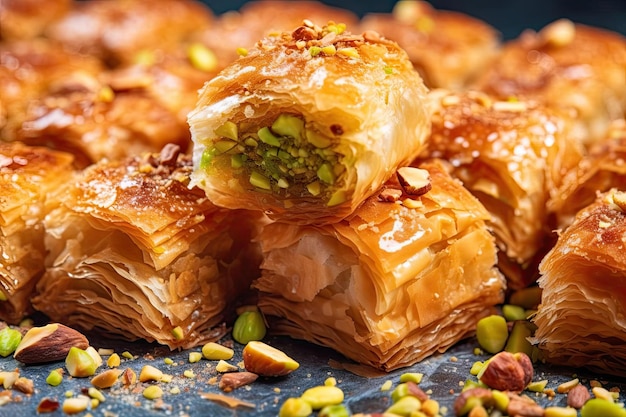 Baklava to tradycyjny turecki deser.