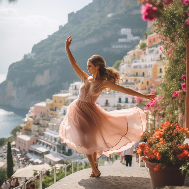 Balerina w Positano