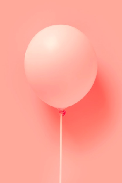 Balon Różowy Lub Koralowy Na Różowo