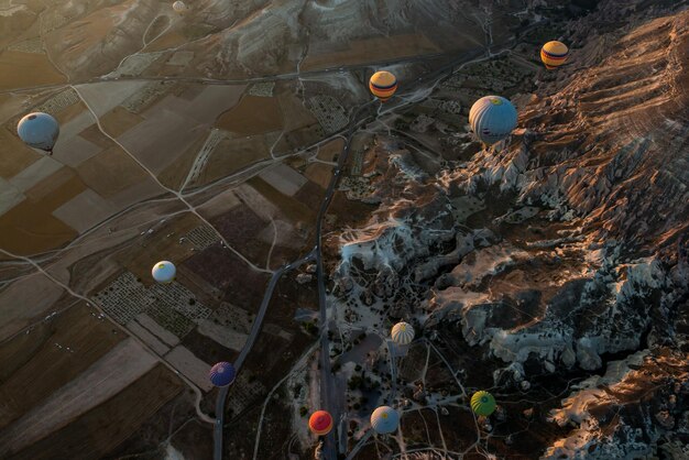 Zdjęcie balon w indyku cappadocia