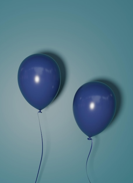 Balony na tle