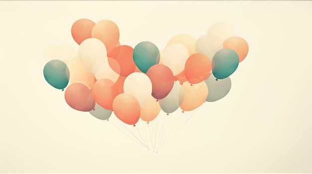 balony świętują kolorowe balony