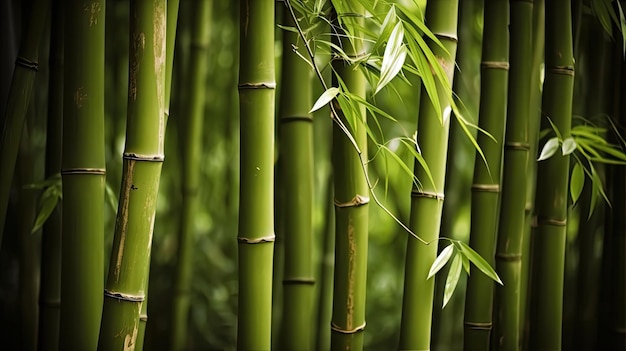 Bambus to roślina, która ma wiele zastosowań.