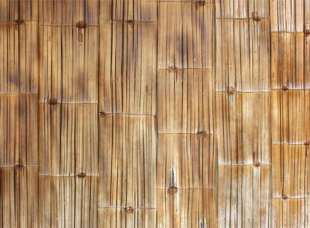 Bambusowa tekstura i tło ścian