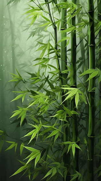 Bambusowa trzcina cukrowa