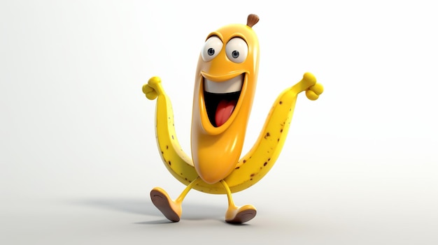 Bananowy Pixar prosty generatywny ai