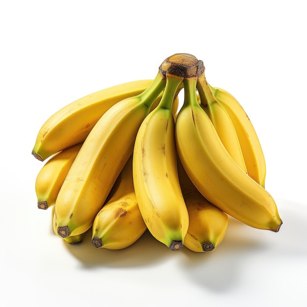 banany białe tło