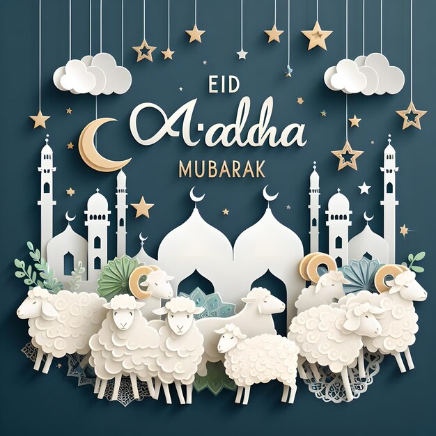 Baner Eid alAdha w mediach społecznościowych