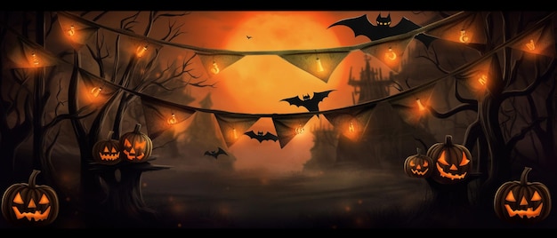 Baner halloweenowy