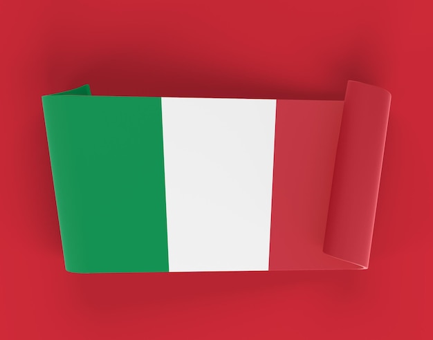 Baner wstążki we Włoszech