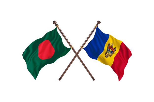 Bangladesz kontra flagi Mołdawii