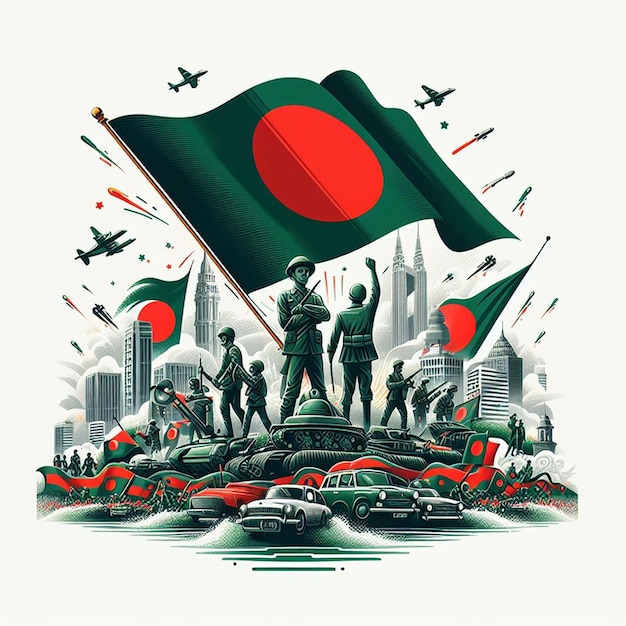 Bangladeszu Dzień Niepodległości PosterBannerFlyer i darmowe obrazy
