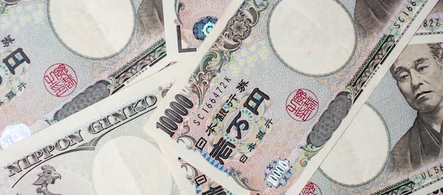 Zdjęcie banknot 10000 japońskiego jena