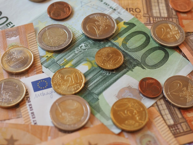 Banknoty I Monety Euro Unia Europejska