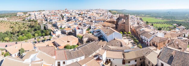 Banos de la encina widok panoramy prowincja Jaen Hiszpania