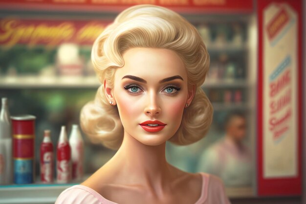 Barbie w stylu vintage