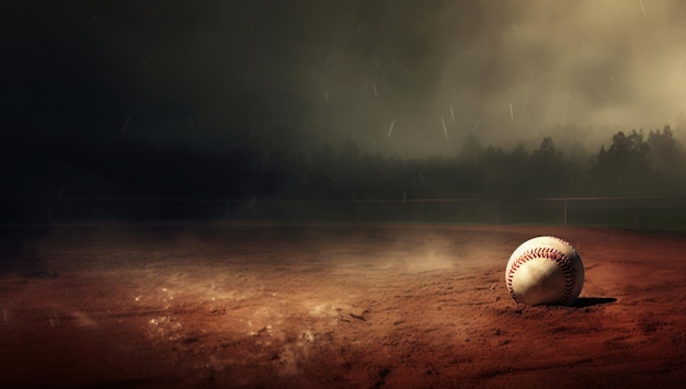Baseball sport tło hardball fastball softball z kopiowaniem przestrzeni baner tapety