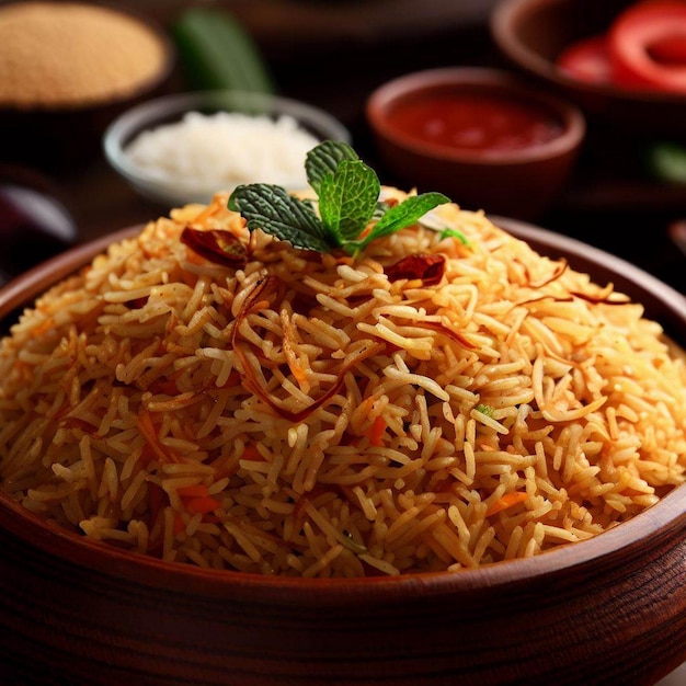 Basmati Biryani Biryani było absolutnie pyszne