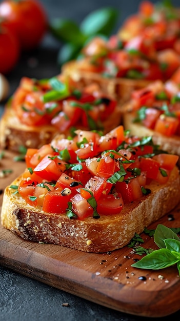 Bazylia pomidorowa Bruschetta