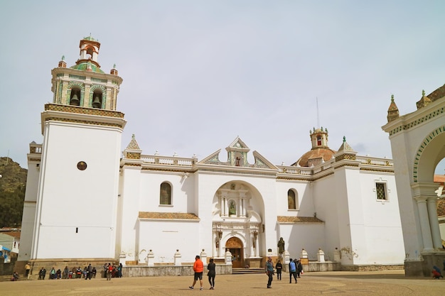 Bazylika Marii Panny Z Candelaria W Copacabana Mieście Nad Brzegiem Jeziora Titicaca Boliwia