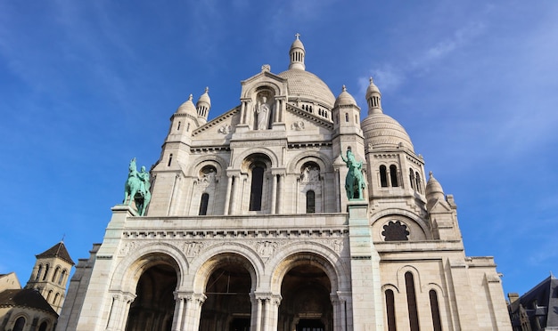 Bazylika Najświętszego Serca (sacre Coeur) W Paryżu We Francji. Kwiecień 2019