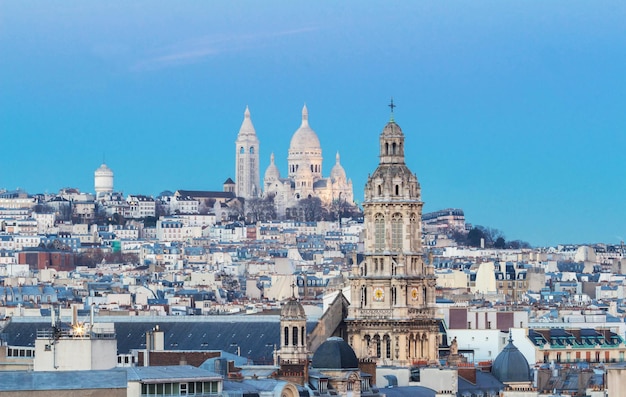 Bazylika Sacre Coeur i kościół św. TrójcyParyżFrancja