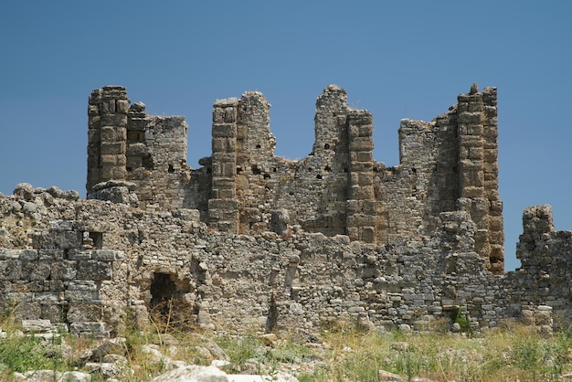 Bazylika starożytnego miasta Aspendos w Antalyi Turkiye