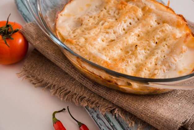 Bechamel Z Sosem Cannelloni Z Mięsa