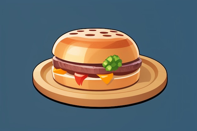 Beef western food UI icon Game prop design gourmet steak style 3D c4d element renderingu kreskówek