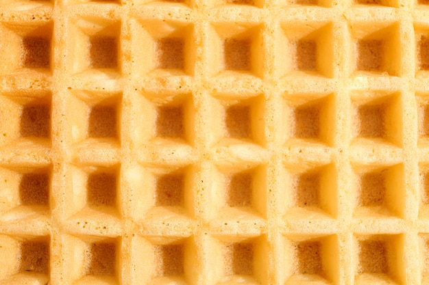 Belgijskie gofry z bliska