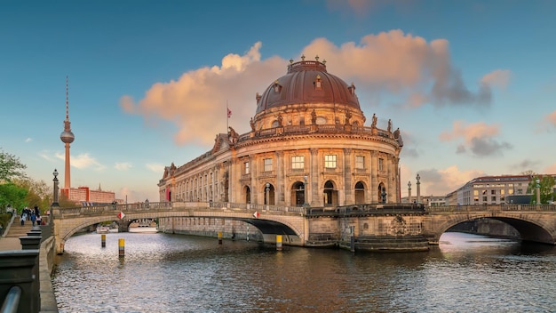 Berlin centrum panoramę miasta pejzaż z Niemiec