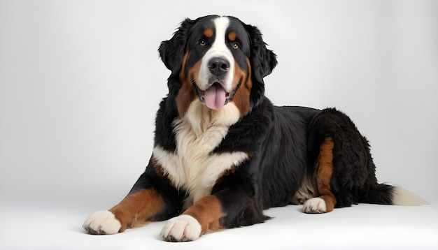 Bernese Mountain Dog rasy psów białego tła