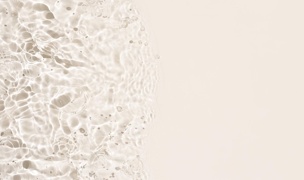 Beżowy Abstrakcyjna teksturę tła wody z wsady i fale