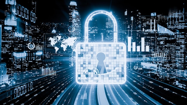 Bezpieczeństwo cybernetyczne i ochrona danych online za pomocą oprogramowania do szyfrowania z ukrytym zabezpieczeniem